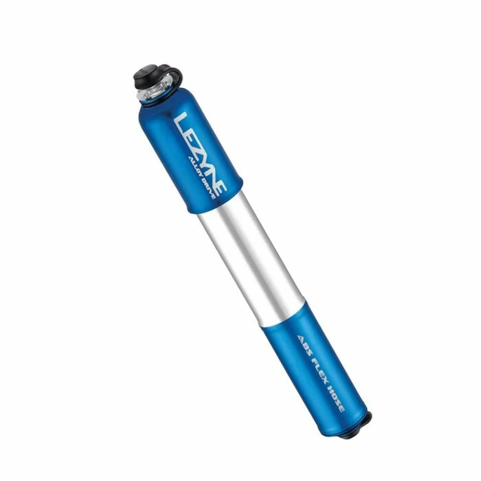 Lezyne Pompe à Main Alloy Drive HV Bleu Medium 3 Lezyne Pompe à Main Alloy Drive HV Bleu Medium