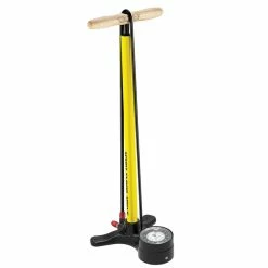 Pompe à Pied Lezyne Sport Floor Drive Analogique -Magasin de pompe à vélo sport floor drive jaune 700x700 1