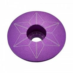 Capot De Direction Supacaz Star Capz Anodised -Magasin de pompe à vélo star capz anodized violet 700x700 1