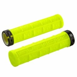 Shimano Poignées De Grips Supacaz Grizips Truneon Jaune Fluo